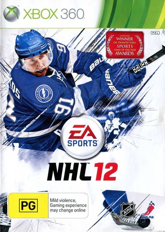 NHL 12 box art for Xbox 360